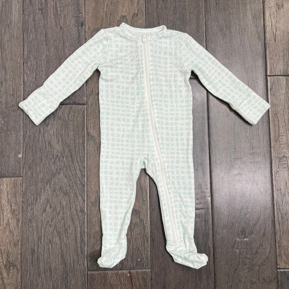 Rockets Of Awesome Wavy Gingham Bamboo Sleeper